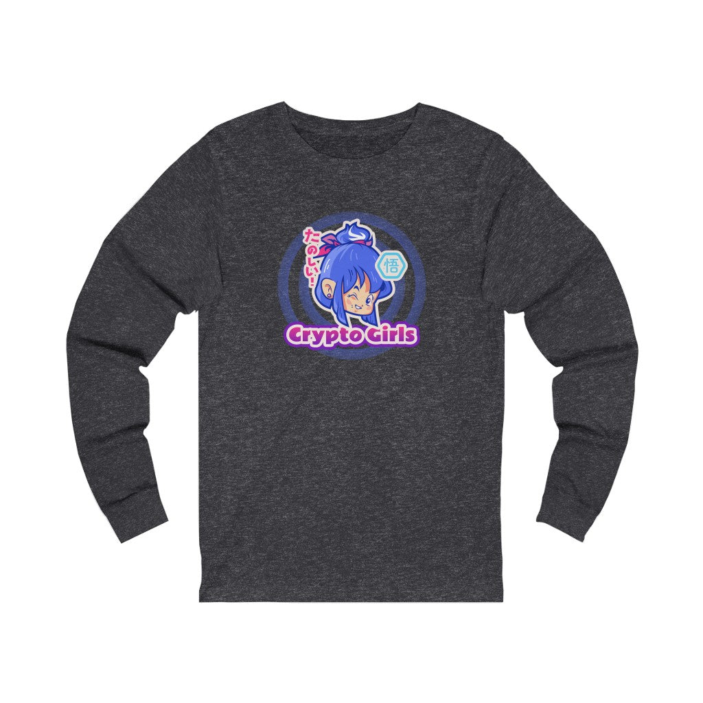 Crypto Girls Anime Long Sleeve Tee