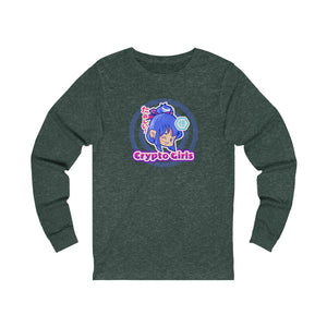 Crypto Girls Anime Long Sleeve Tee