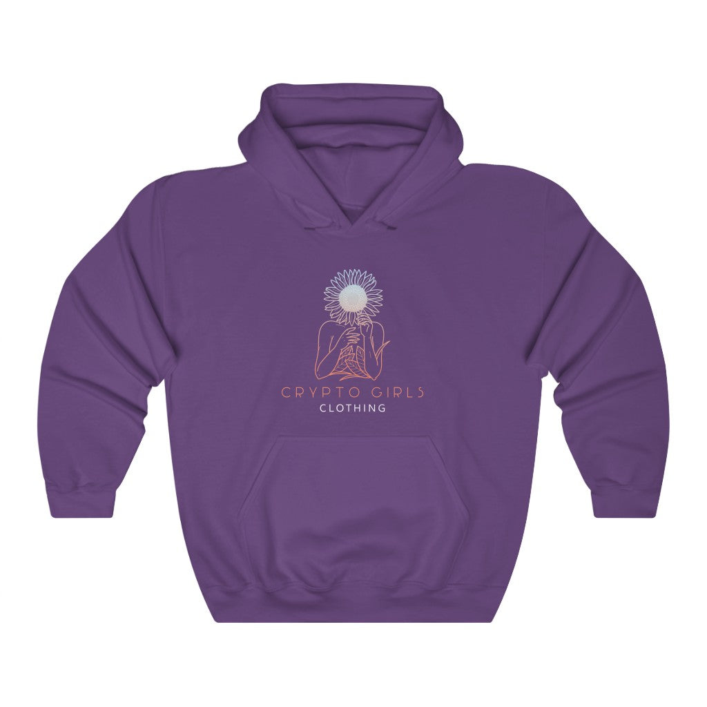 Crypto Girl Flower Child Hoodie