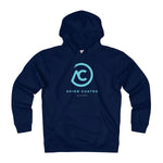Blue AC Logo Heavyweight Fleece Hoodie - Avion Cuatro