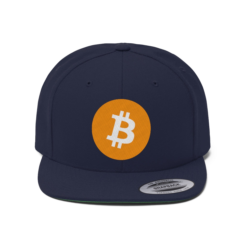 Bitcoin Flat Bill Hat
