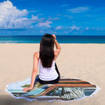 VW Board Round Beach Blanket - Avion Cuatro