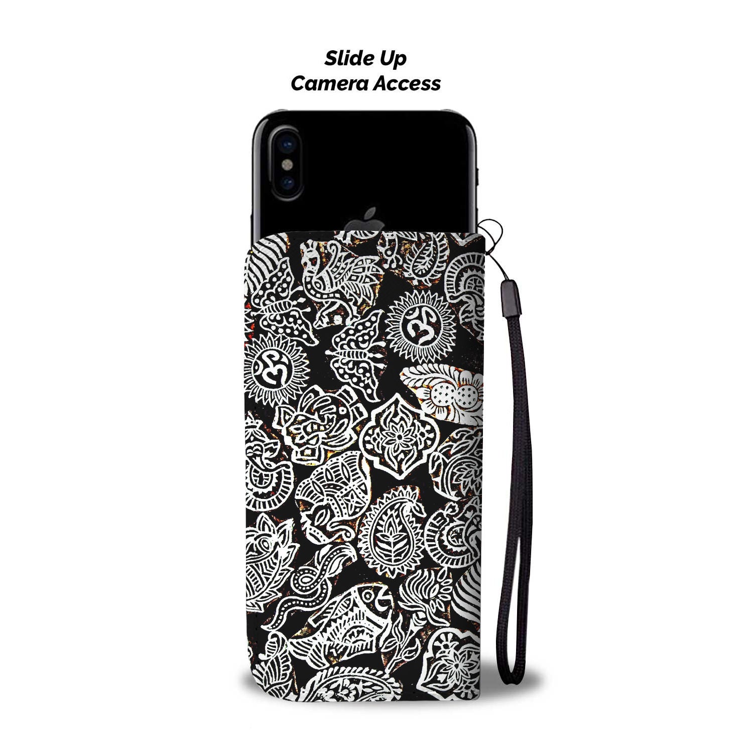 White Blossom Wallet Case - Avion Cuatro