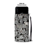 White Blossom Wallet Case - Avion Cuatro