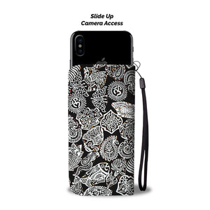 White Blossom Wallet Case - Avion Cuatro