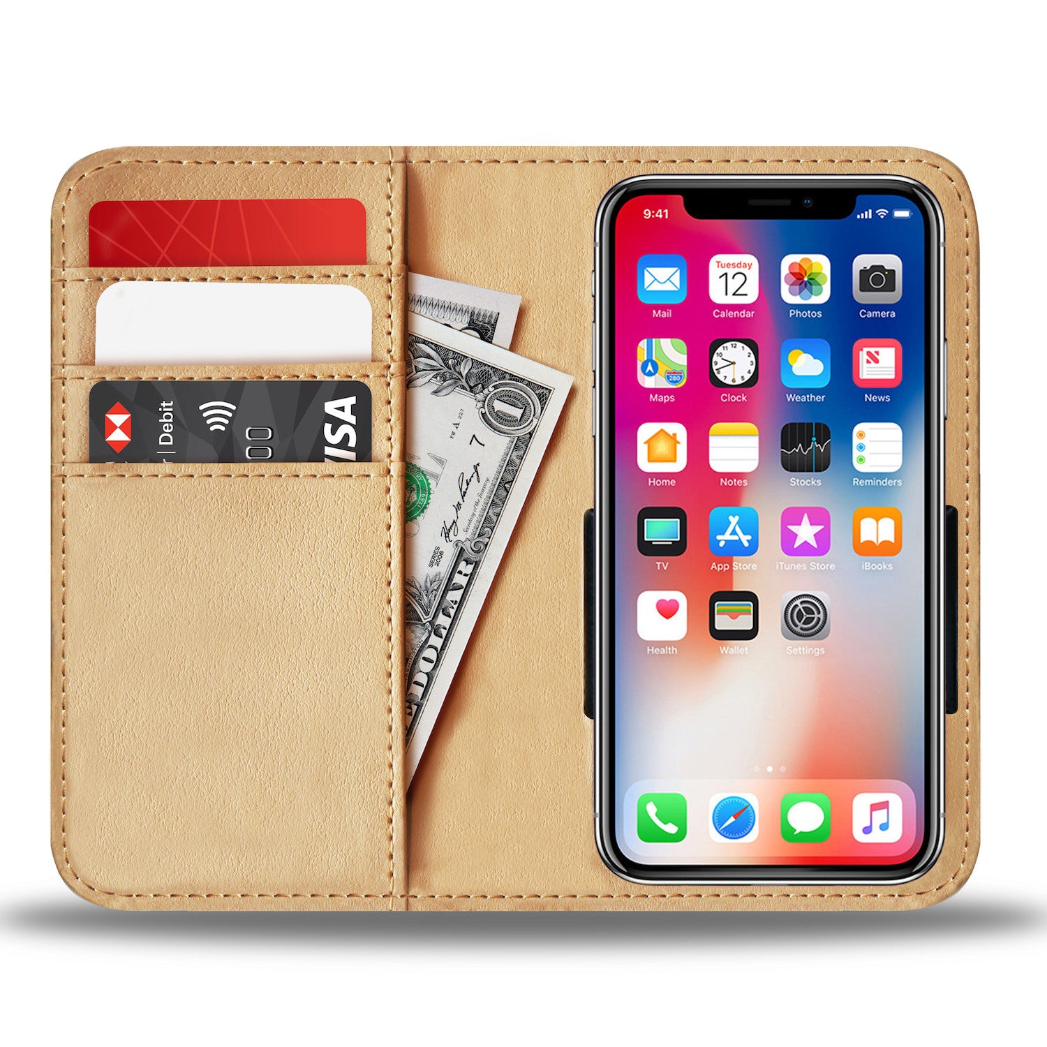 White Blossom Wallet Case - Avion Cuatro