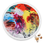 Splatter Round Beach Blanket - Avion Cuatro