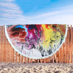 Splatter Round Beach Blanket - Avion Cuatro