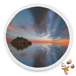 Lonely Isle Round Beach Blanket - Avion Cuatro