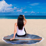 Lonely Isle Round Beach Blanket - Avion Cuatro