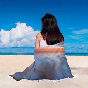 Lonely Isle Round Beach Blanket - Avion Cuatro