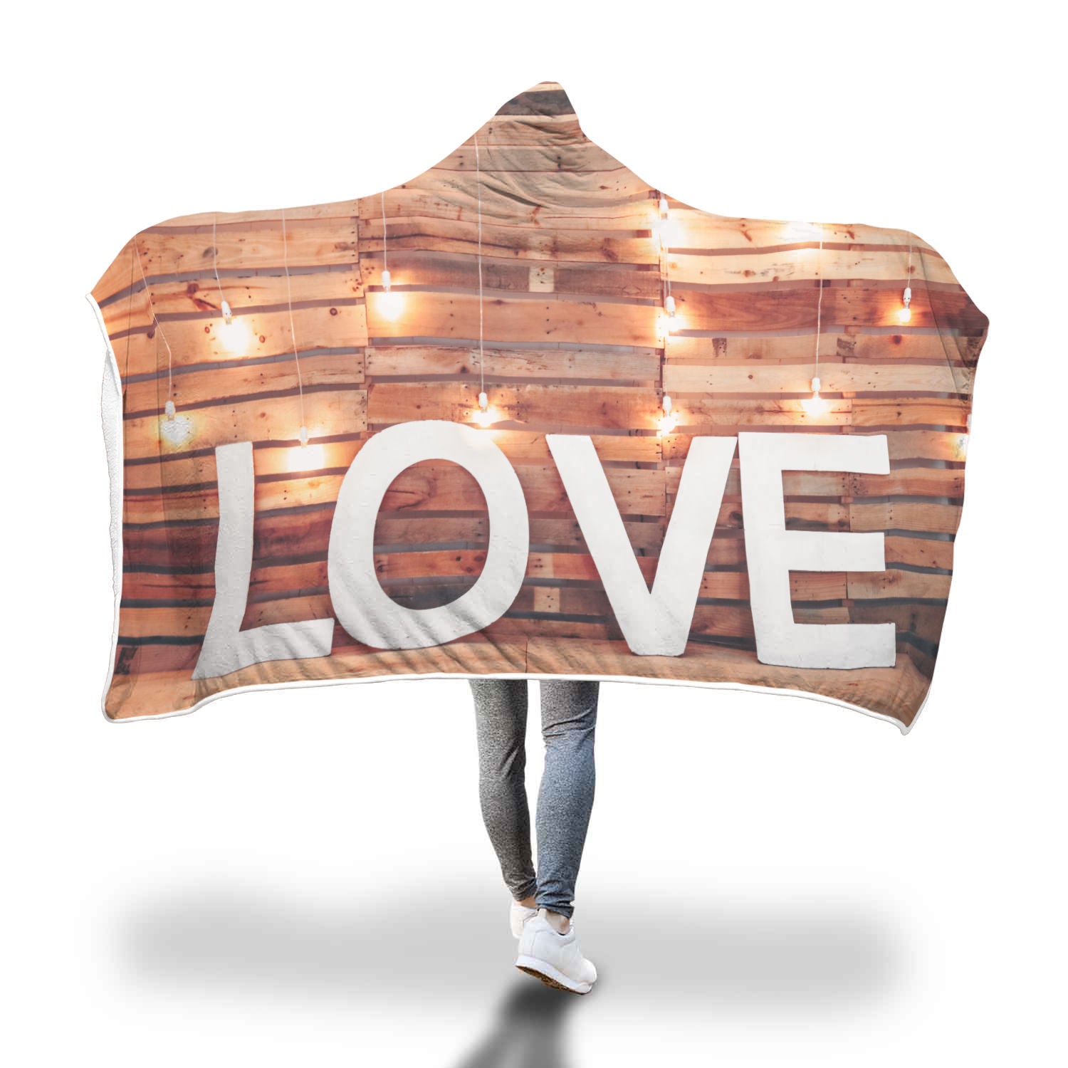 Love Hooded Blanket - Avion Cuatro