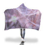 White Web Hooded Blanket - Avion Cuatro