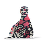 Red Love Hooded Blanket - Avion Cuatro