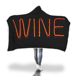 Neon Wine Hooded Blanket - Avion Cuatro