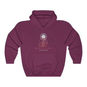 Crypto Girl Flower Child Hoodie