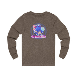 Crypto Girls Anime Long Sleeve Tee