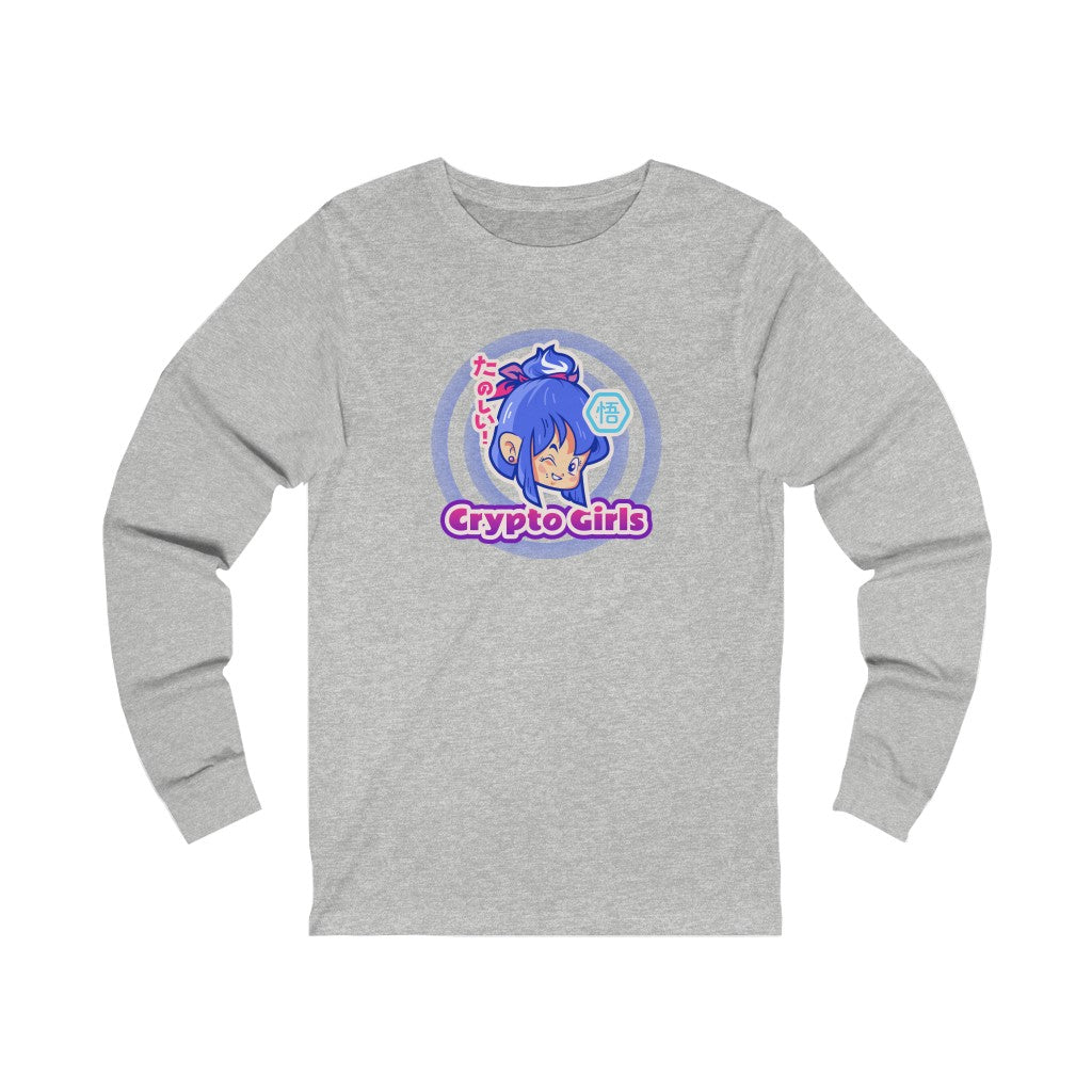 Crypto Girls Anime Long Sleeve Tee