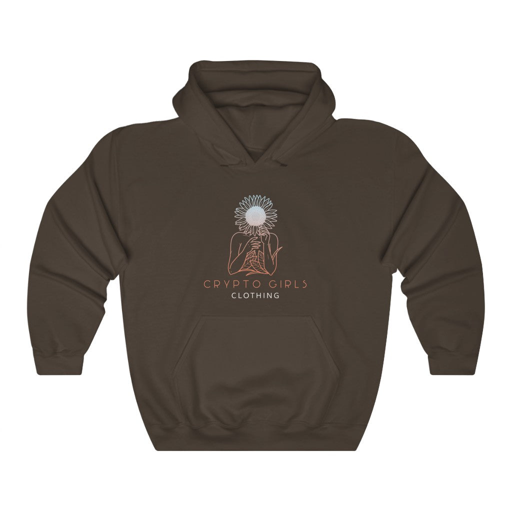 Crypto Girl Flower Child Hoodie