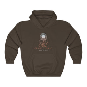 Crypto Girl Flower Child Hoodie