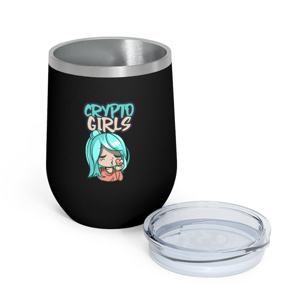 Crypto Girls Wine Tumbler