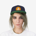 Bitcoin Flat Bill Hat
