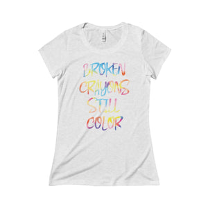 Triblend Broken Crayon Tee - Avion Cuatro