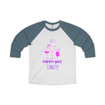 Mommy Juice Tri-Blend 3/4 Raglan Tee - Avion Cuatro