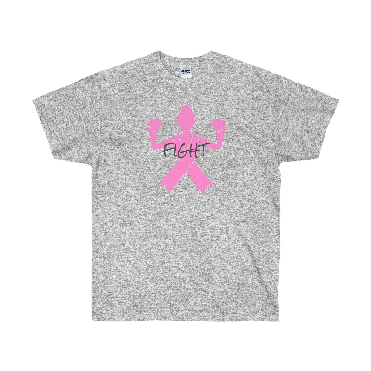 Fight Breast Cancer Awareness Cotton Tee - Avion Cuatro