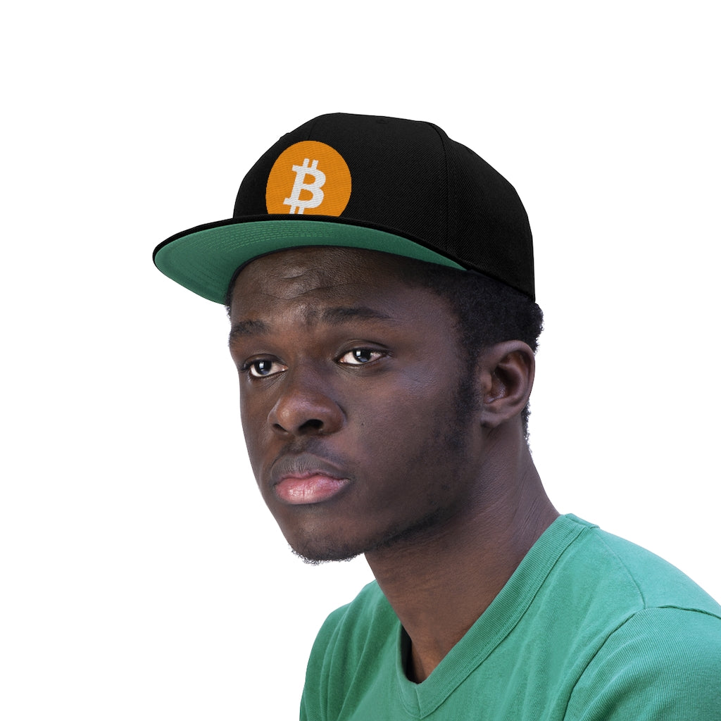 Bitcoin Flat Bill Hat