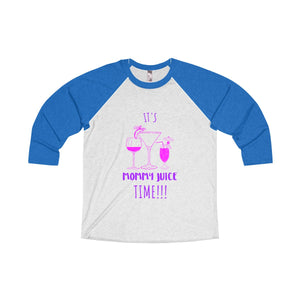 Mommy Juice Tri-Blend 3/4 Raglan Tee - Avion Cuatro