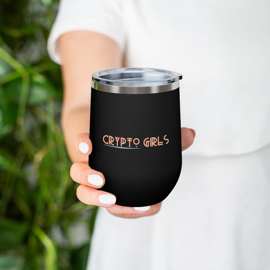 Crypto Girls Wine Tumbler