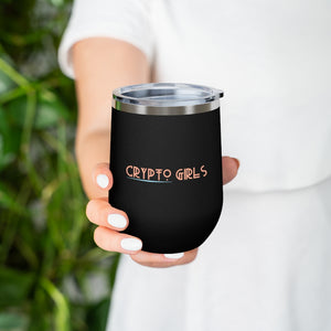 Crypto Girls Wine Tumbler