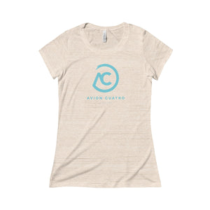 Blue AC Logo Short Sleeve Tee - Avion Cuatro