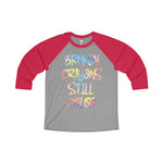 Women's Broken Crayon 3/4 Raglan Tee - Avion Cuatro