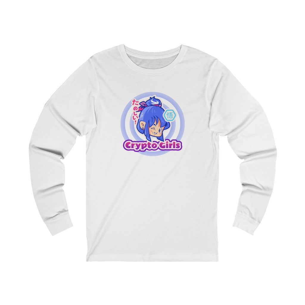 Crypto Girls Anime Long Sleeve Tee