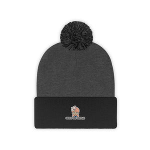 Crypto Girls Pom Pom Beanie