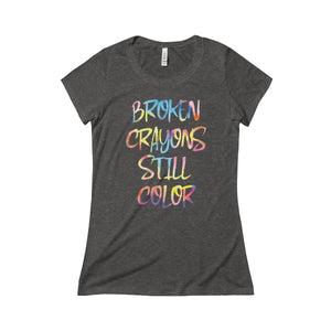 Triblend Broken Crayon Tee - Avion Cuatro