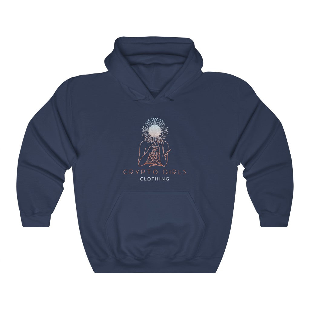 Crypto Girl Flower Child Hoodie