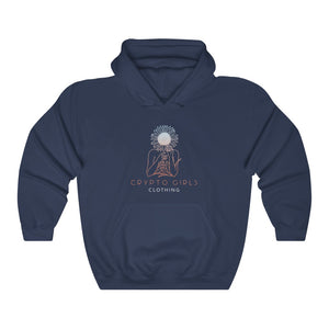 Crypto Girl Flower Child Hoodie