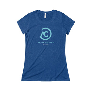 Blue AC Logo Short Sleeve Tee - Avion Cuatro