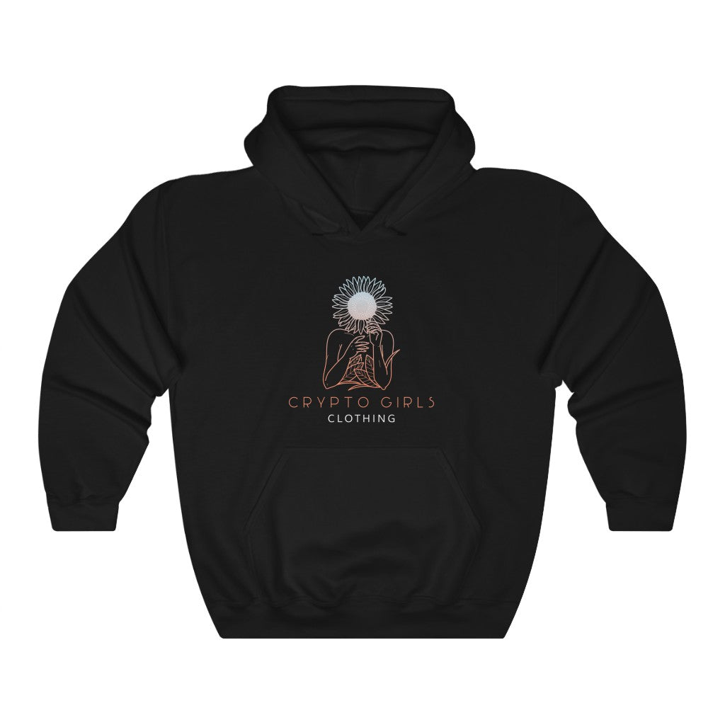 Crypto Girl Flower Child Hoodie