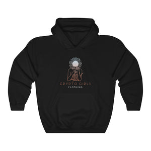 Crypto Girl Flower Child Hoodie