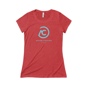 Blue AC Logo Short Sleeve Tee - Avion Cuatro