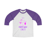 Mommy Juice Tri-Blend 3/4 Raglan Tee - Avion Cuatro
