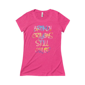 Triblend Broken Crayon Tee - Avion Cuatro
