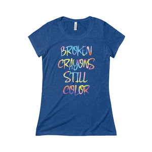 Triblend Broken Crayon Tee - Avion Cuatro