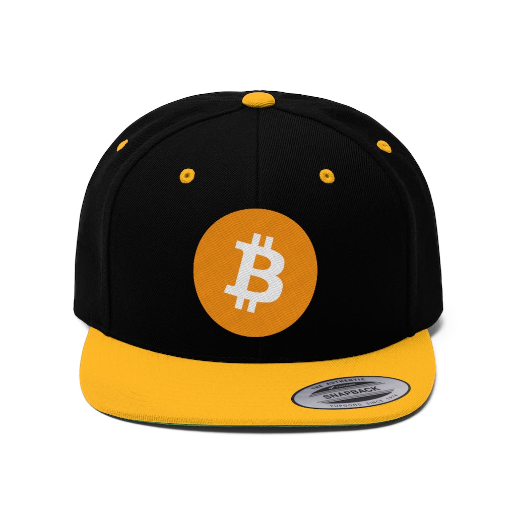 Bitcoin Flat Bill Hat