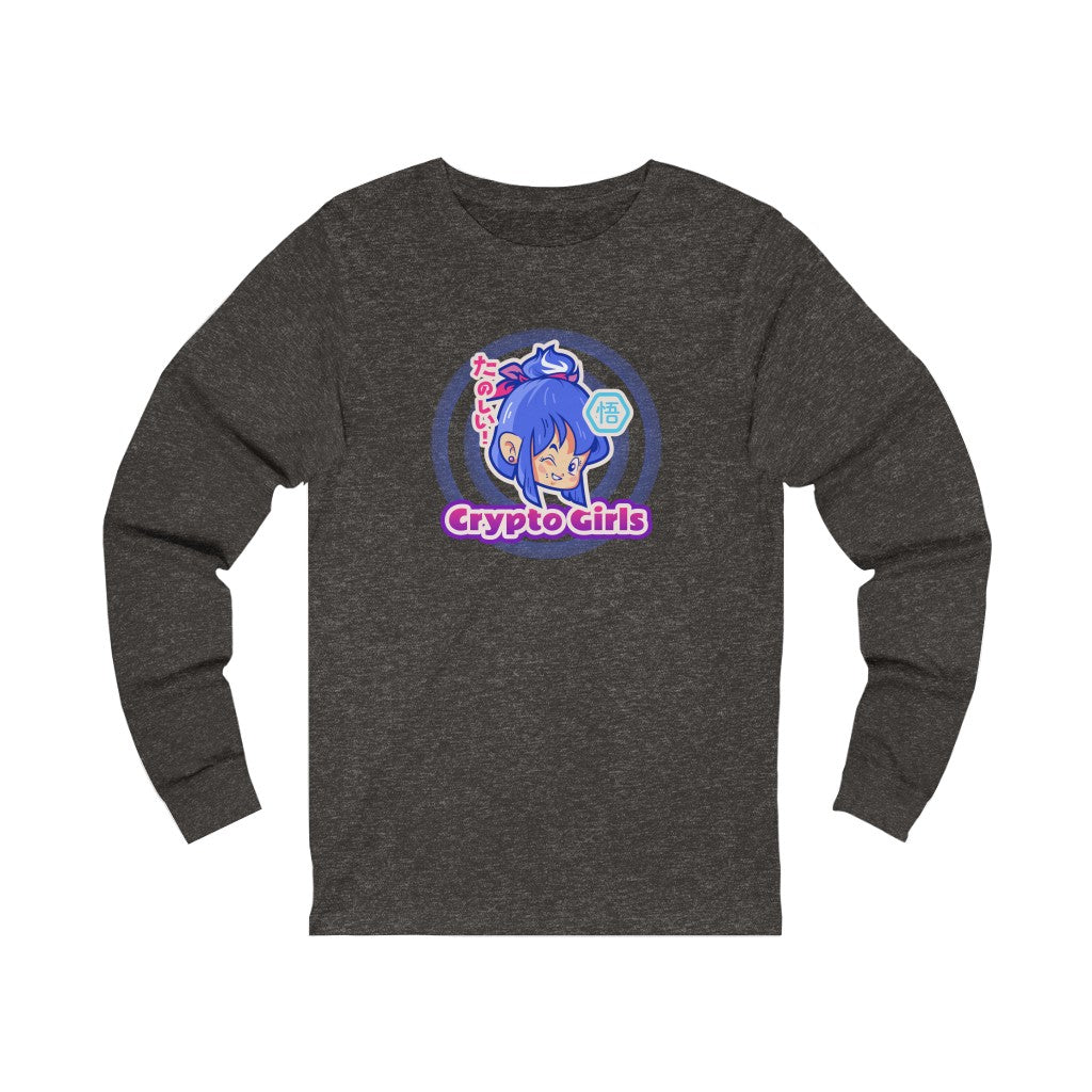 Crypto Girls Anime Long Sleeve Tee