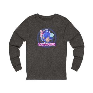 Crypto Girls Anime Long Sleeve Tee